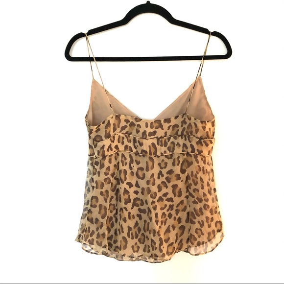 J. Crew Silk leopard print tank top size 4 - Picture 11 of 11